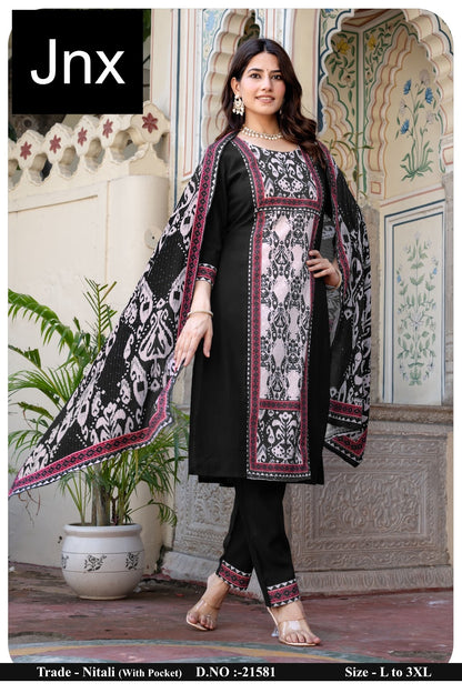 Nitali Jnx Readymade Pant Style Suits Supplier India