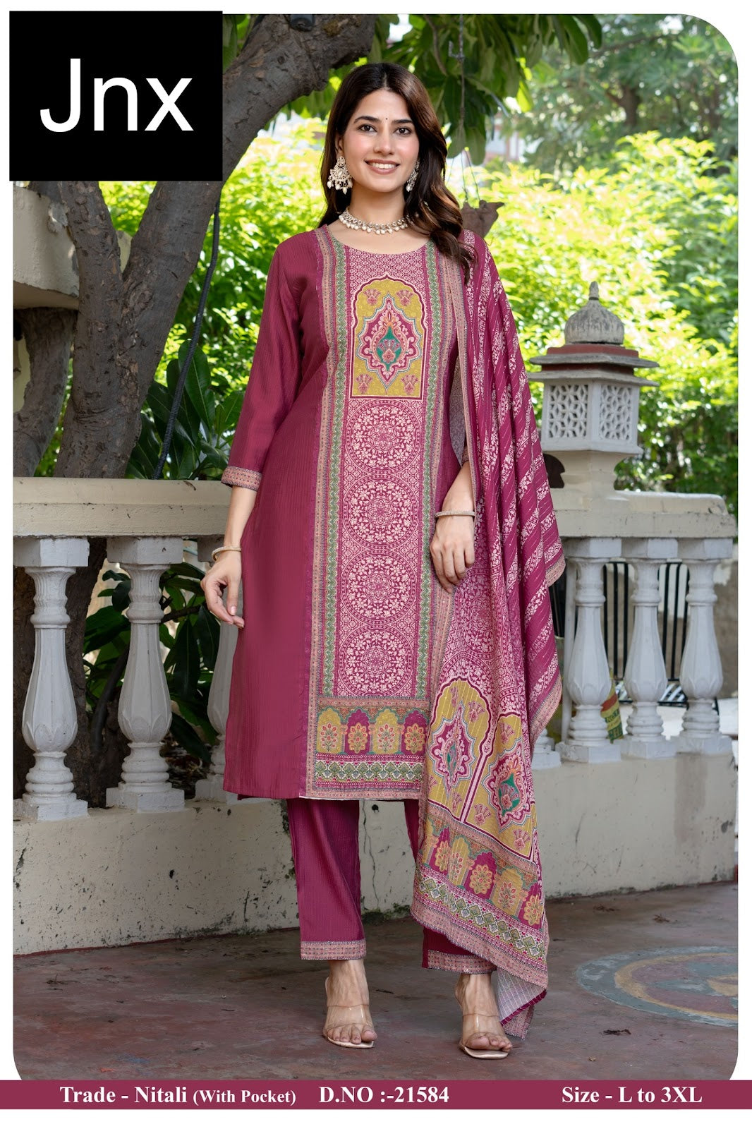 Nitali Jnx Readymade Pant Style Suits Supplier India