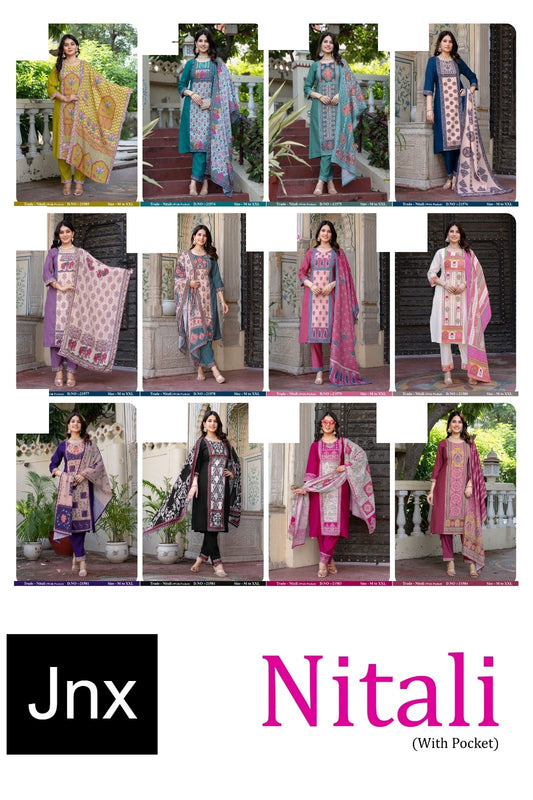 Nitali Jnx Readymade Pant Style Suits Supplier India
