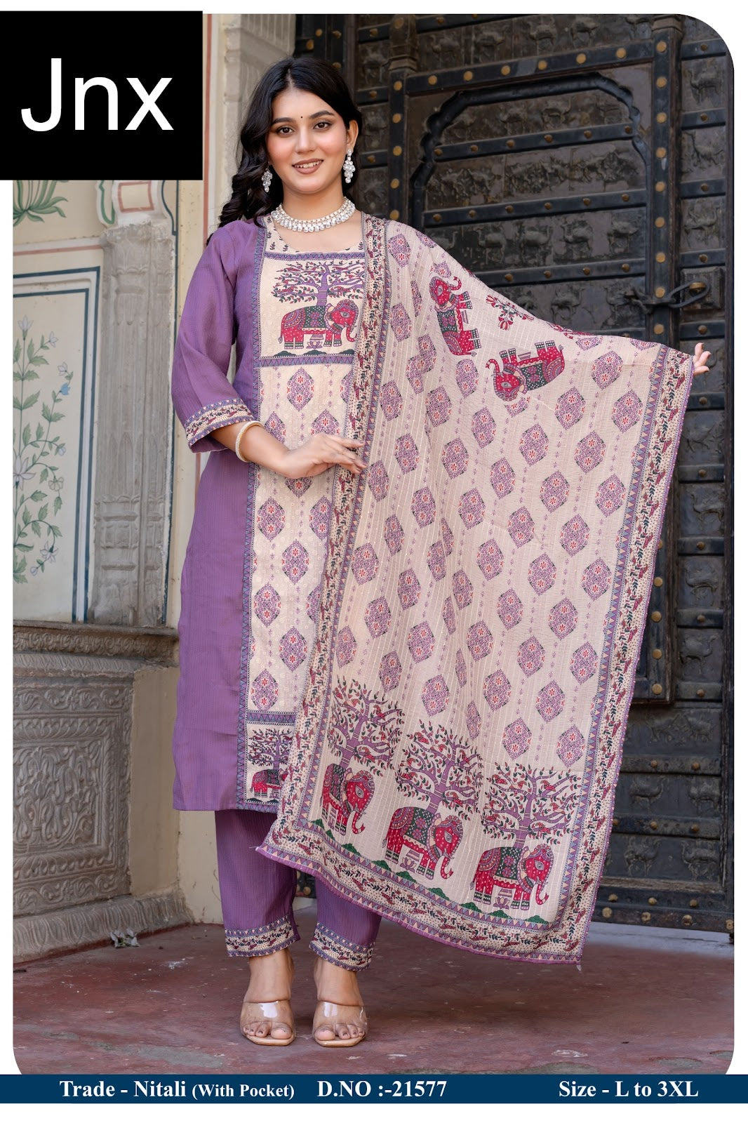 Nitali Jnx Readymade Pant Style Suits Supplier India