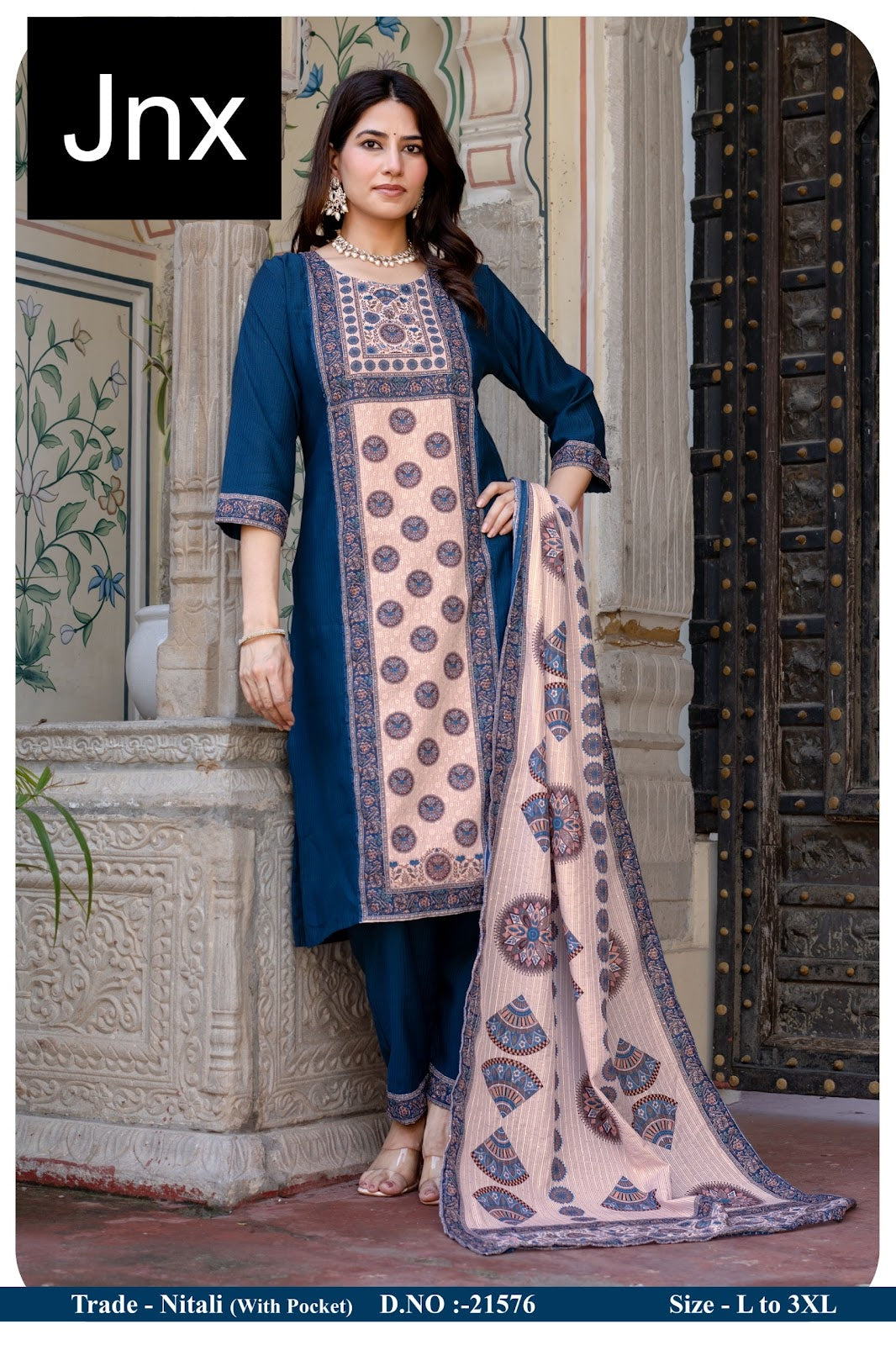 Nitali Jnx Readymade Pant Style Suits Supplier India