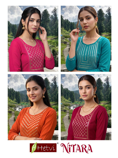 Nitara Hetvi Anarkali Kurtis Supplier India