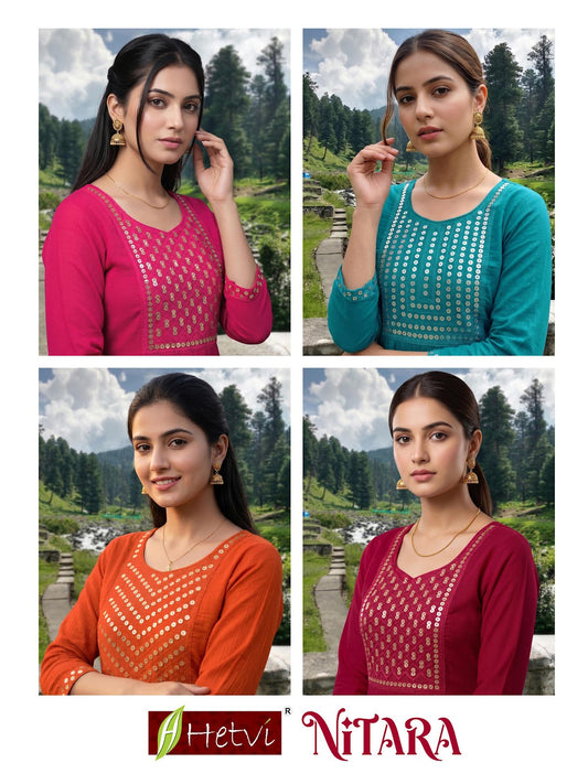 Nitara Hetvi Anarkali Kurtis Supplier India