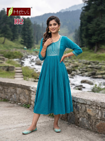 Nitara Hetvi Anarkali Kurtis Supplier India