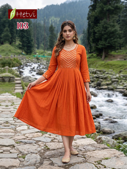 Nitara Hetvi Anarkali Kurtis Supplier India