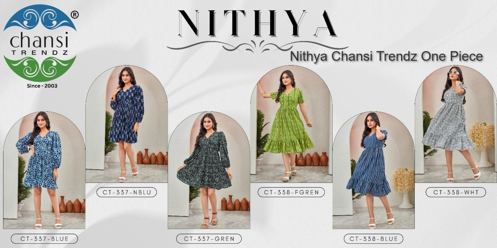 Nithya Chansi Trendz Rayon One Piece Wholesaler India