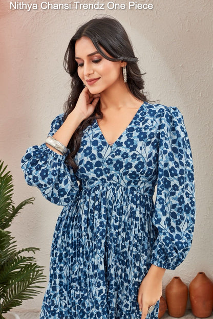 Nithya Chansi Trendz Rayon One Piece Wholesaler India