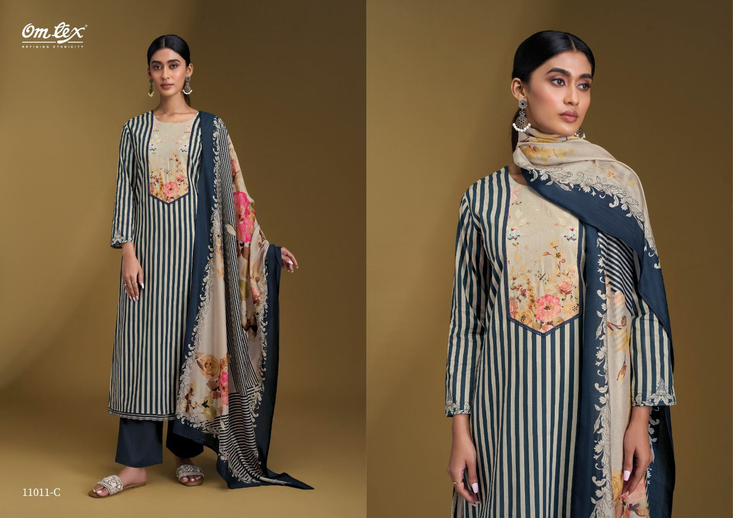 Niti Omtex Lawn Cotton Pant Style Suits Manufacturer Ahmedabad