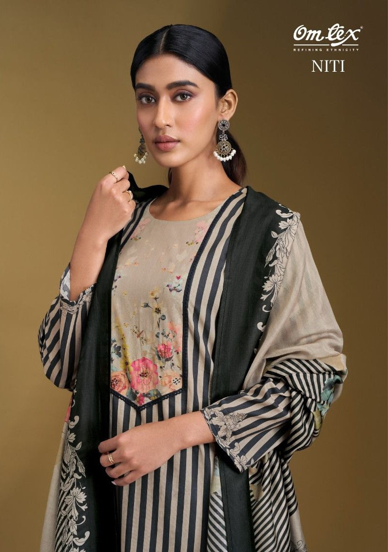 Niti Omtex Lawn Cotton Pant Style Suits Manufacturer Ahmedabad