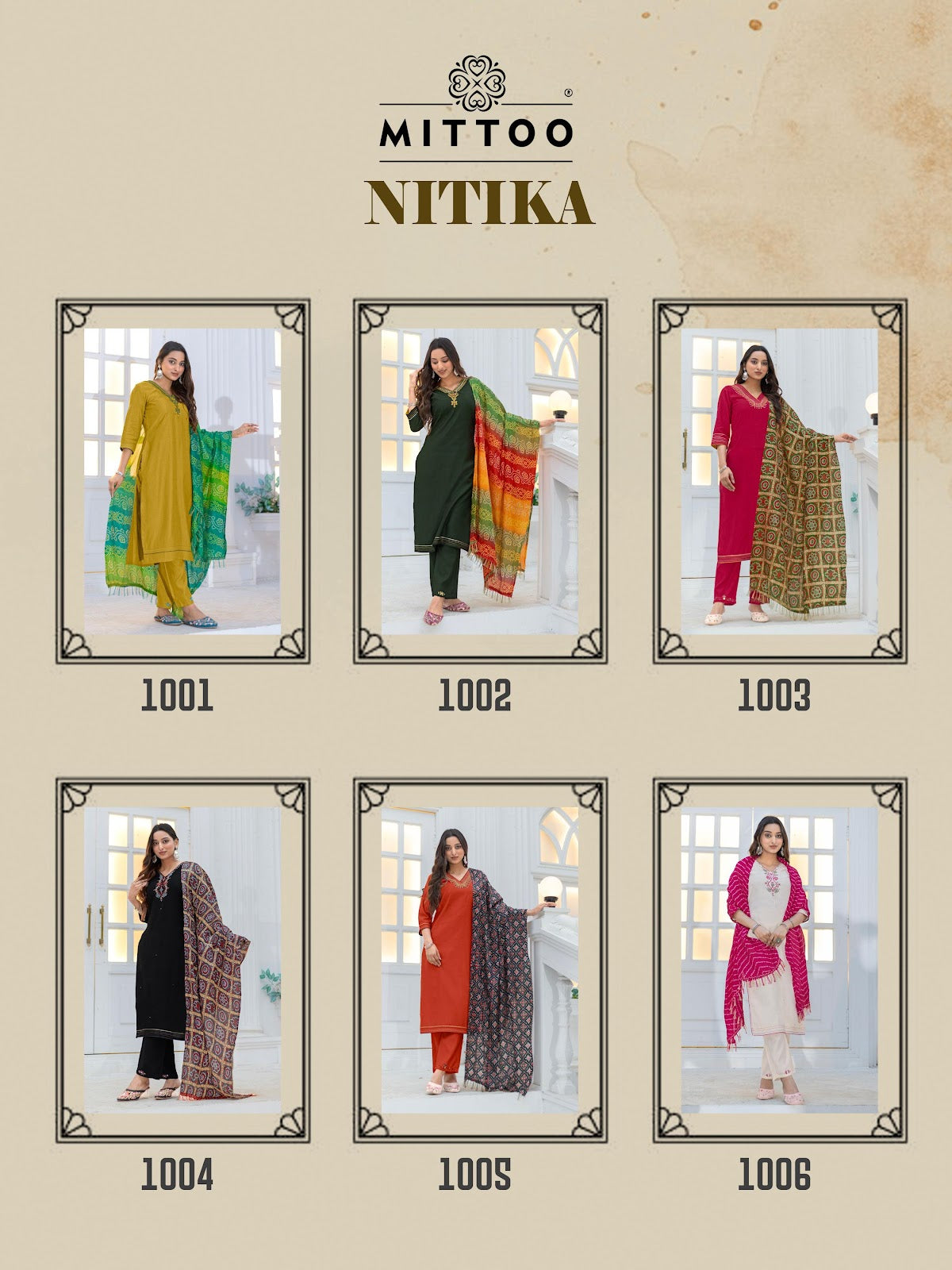 Nitika Mittoo Vetican Readymade Pant Style Suits Wholesaler Gujarat