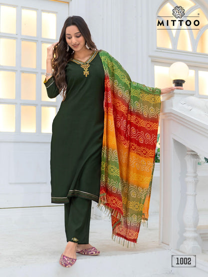 Nitika Mittoo Vetican Readymade Pant Style Suits Wholesaler Gujarat