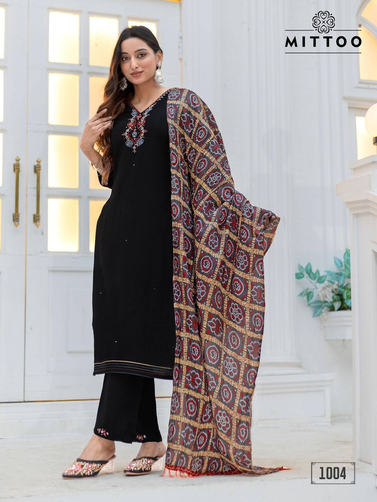 Nitika Mittoo Vetican Readymade Pant Style Suits Wholesaler Gujarat