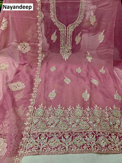 Nitya Nayandeep Rose Gold Salwar Suits Manufacturer Gujarat