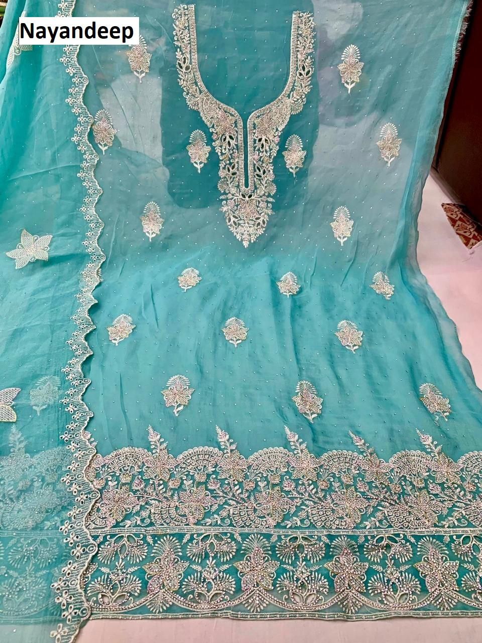 Nitya Nayandeep Rose Gold Salwar Suits Manufacturer Gujarat