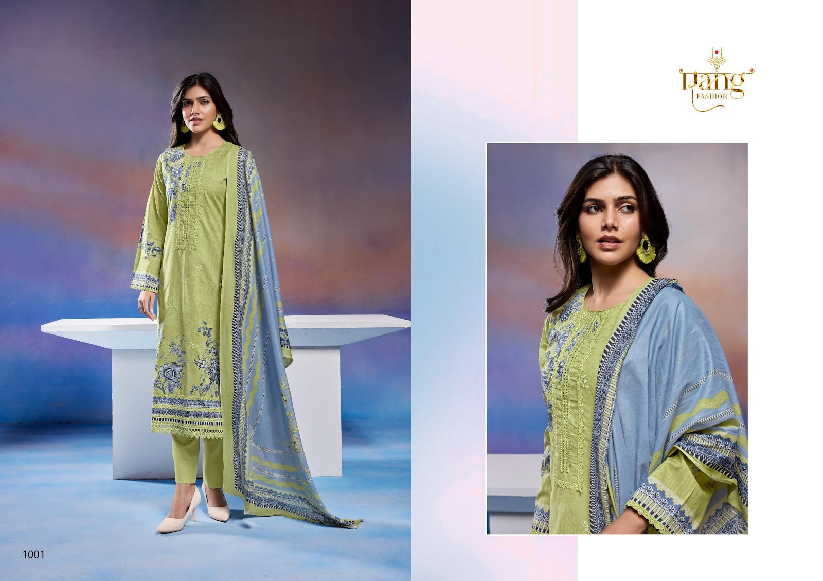 Nitya Rang Fashion Cotton Cambric Pant Style Suits Wholesaler Gujarat