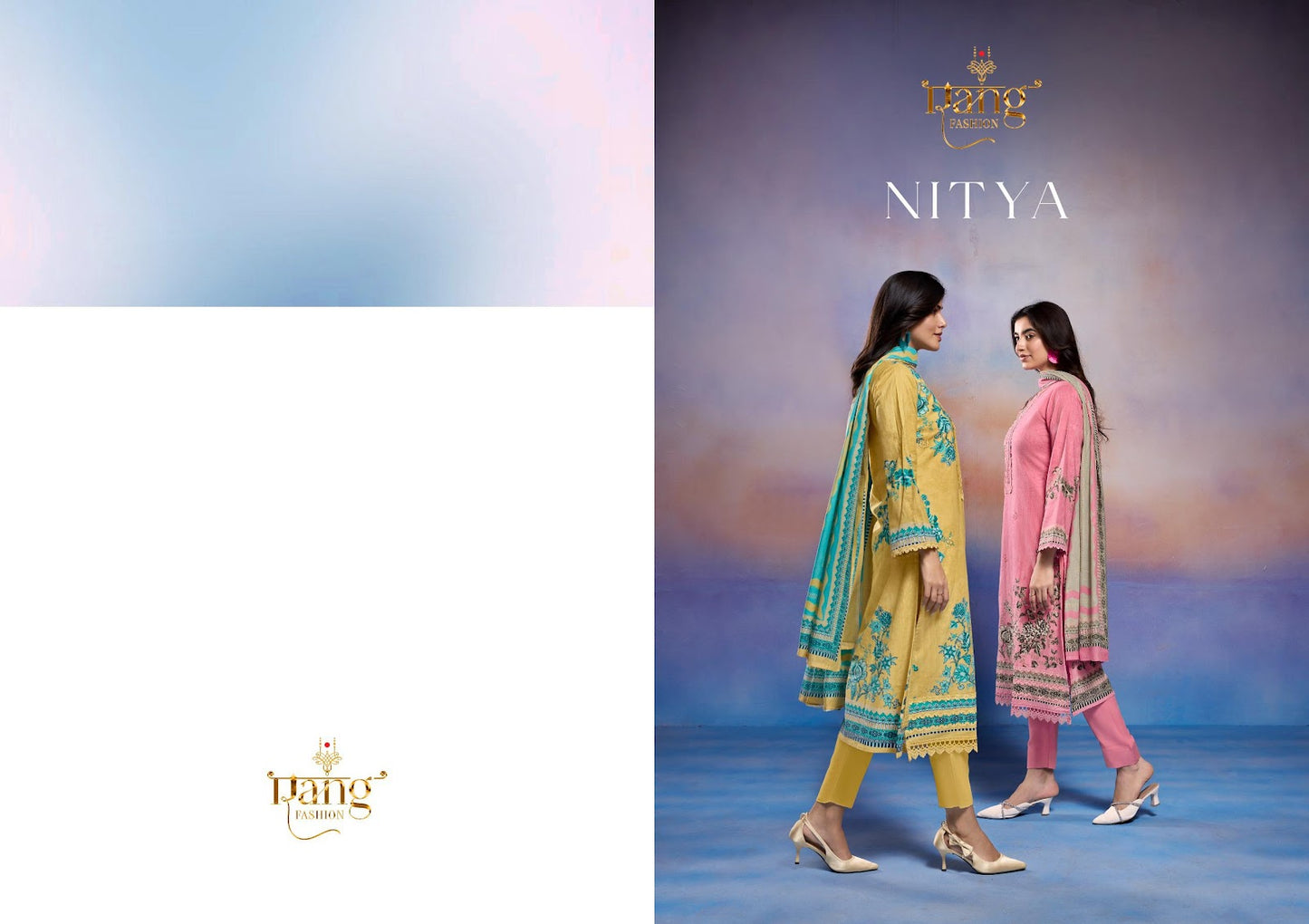 Nitya Rang Fashion Cotton Cambric Pant Style Suits Wholesaler Gujarat