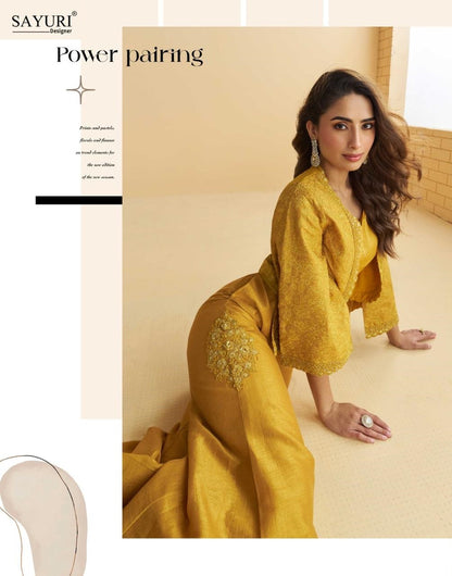 Nitya Sayuri Georgette Indo Western Pair Manufacturer Gujarat