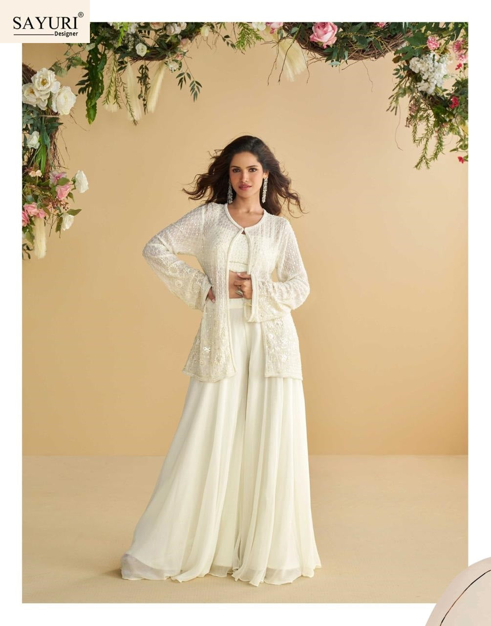 Nitya Sayuri Georgette Indo Western Pair Manufacturer Gujarat