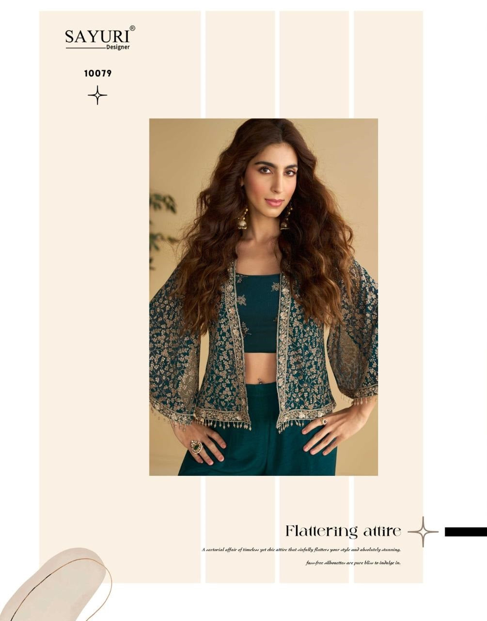 Nitya Sayuri Georgette Indo Western Pair Manufacturer Gujarat