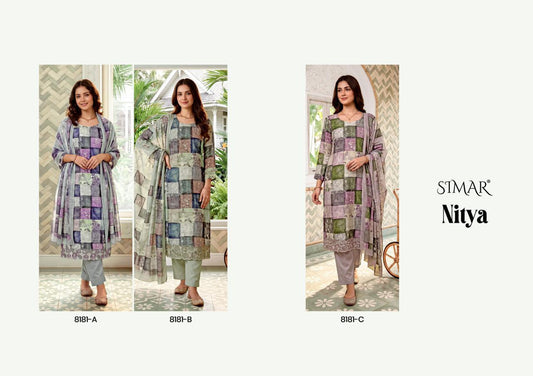 Nitya Simar Masaba Silk Pant Style Suits Wholesale