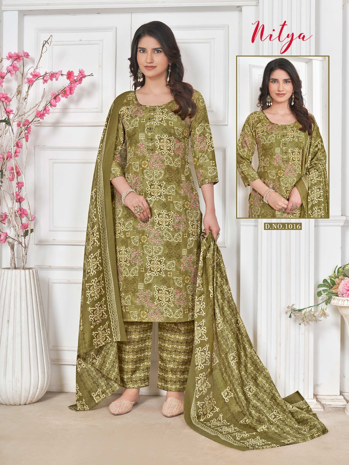 Nitya Vol 1 Ganesha Indo Pant Style Suits Wholesale Price