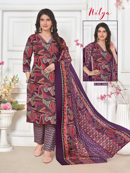 Nitya Vol 1 Ganesha Indo Pant Style Suits Wholesale Price