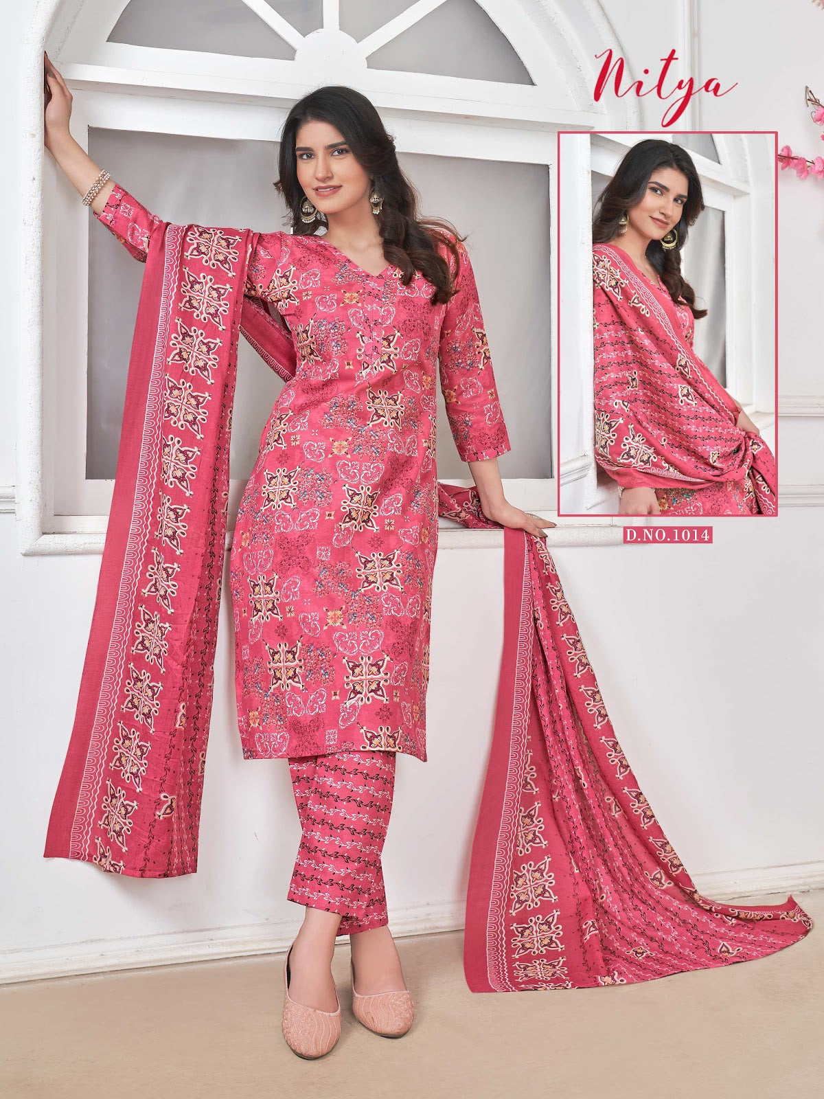 Nitya Vol 1 Ganesha Indo Pant Style Suits Wholesale Price