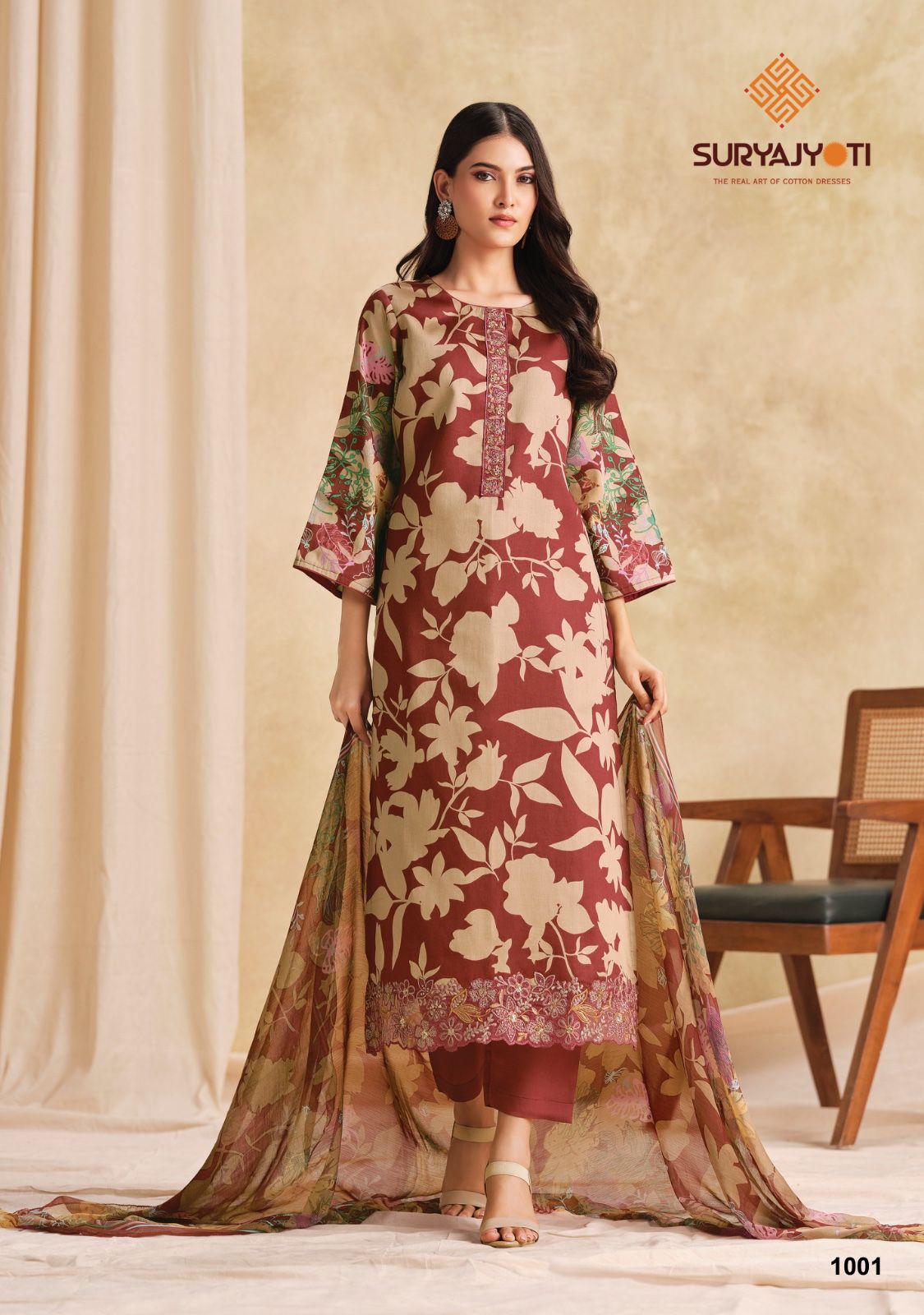 Nitya Vol 1 Suryajyoti Jaam Satin Karachi Salwar Suits Exporter