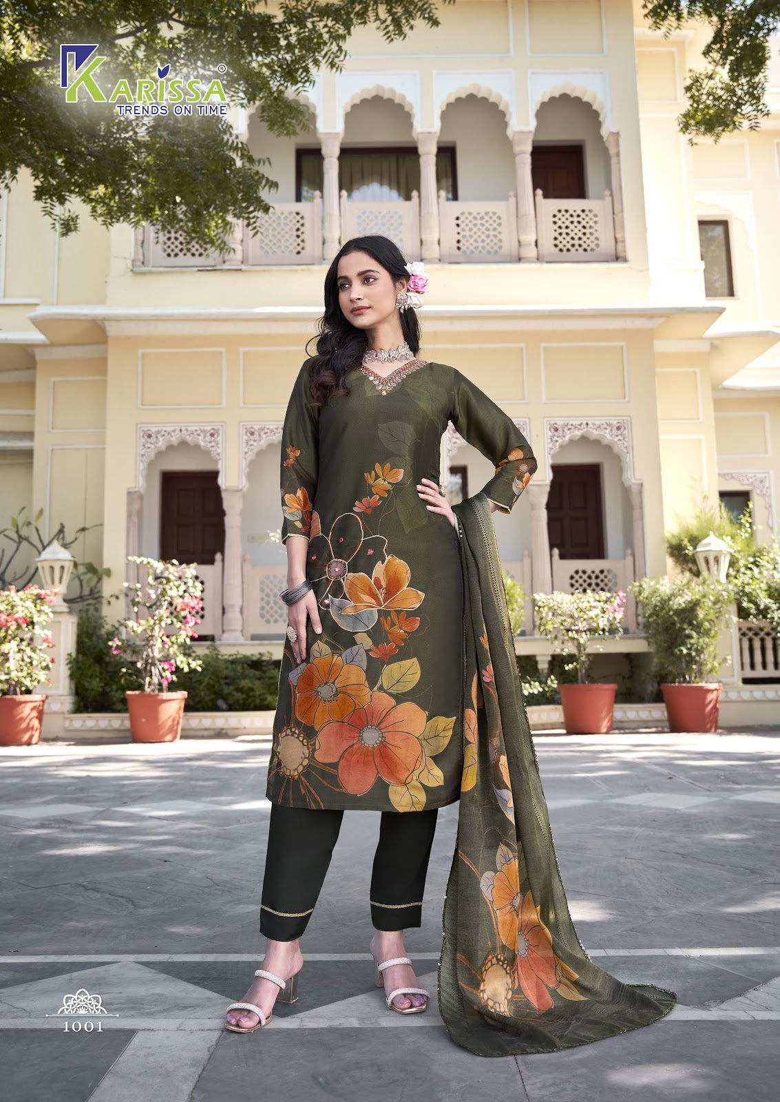 Nityaa Vol 1 Karissa Viscose Readymade Pant Style Suits Supplier India