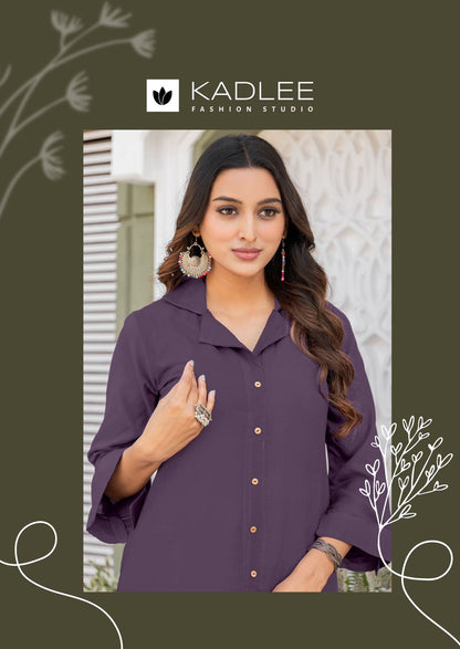 Niva Kadlee Heavy Rayon Co Ord Set Manufacturer