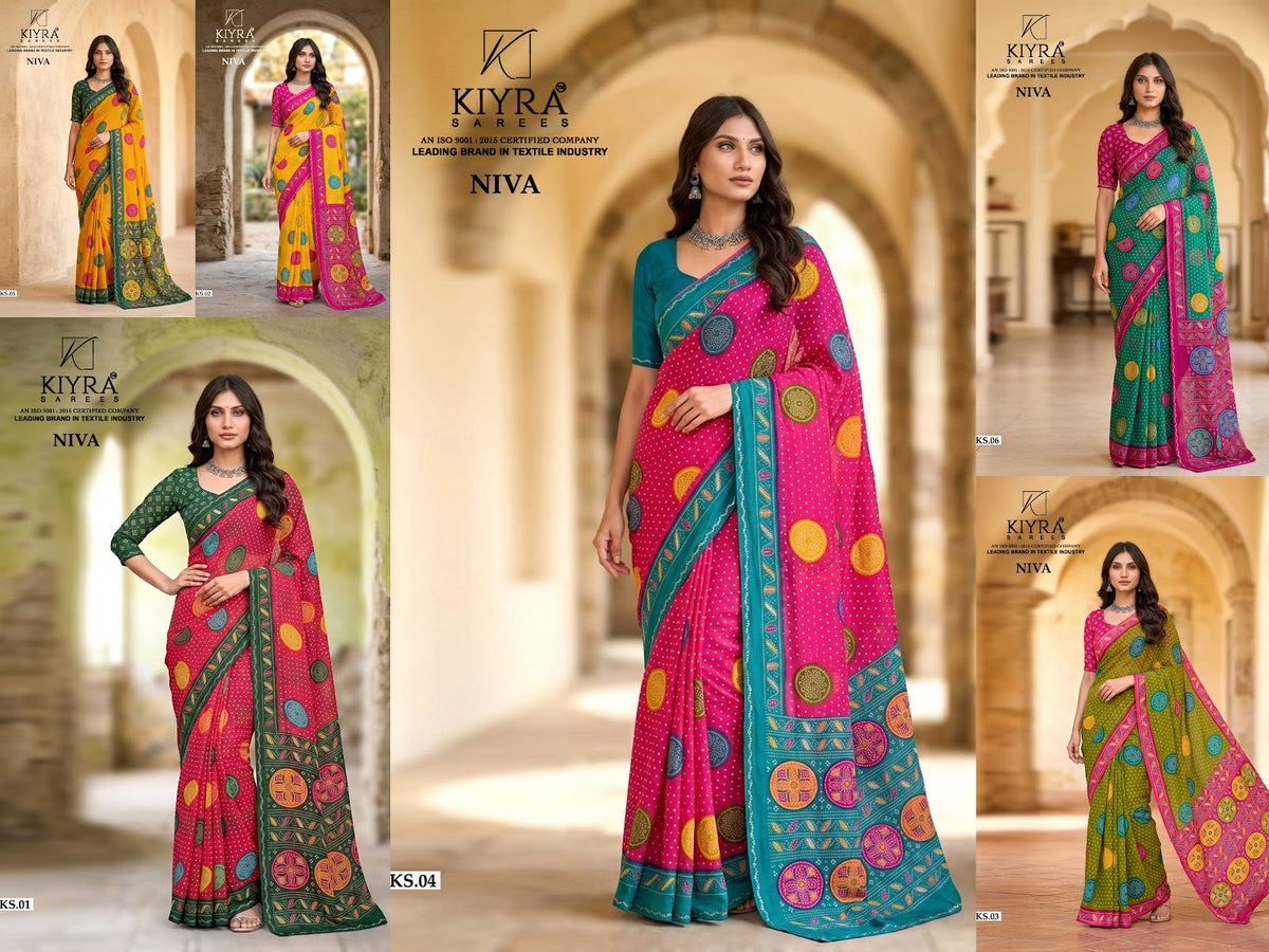 Niva Kiyra Weightless Sarees Wholesale Price