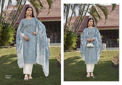 Nivaa 2 Rivaa Lawn Pant Style Suits Manufacturer India