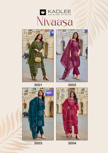 Nivaasa Kadlee Readymade Cotton Pant Suits Wholesale Rate