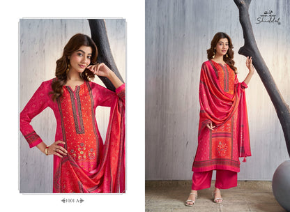 Nivara Shiddat Muslin Plazzo Style Suits Exporter