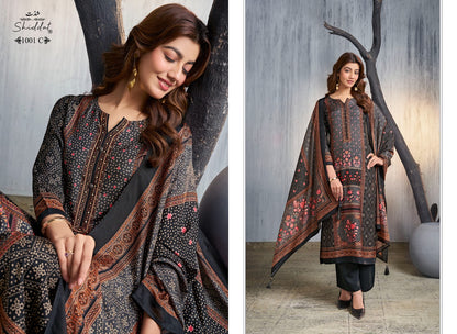 Nivara Shiddat Muslin Plazzo Style Suits Exporter