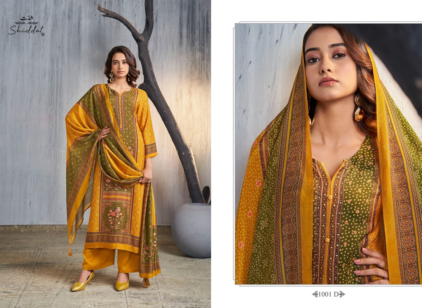 Nivara Shiddat Muslin Plazzo Style Suits Exporter