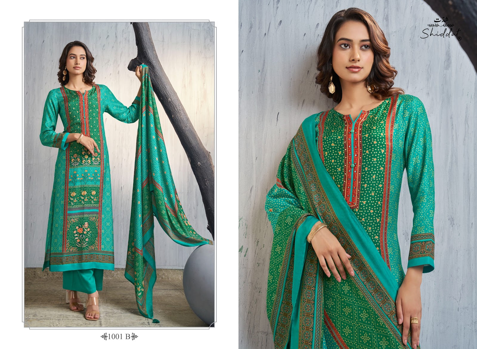Nivara Shiddat Muslin Plazzo Style Suits Exporter