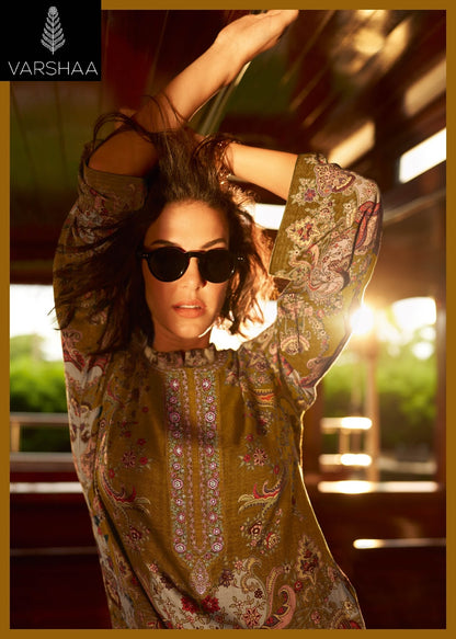 Nivasa Varshaa Crepe Pant Style Suits Wholesale Rate