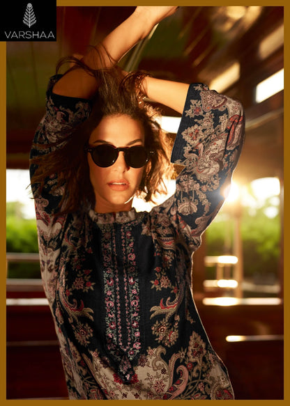 Nivasa Varshaa Crepe Pant Style Suits Wholesale Rate