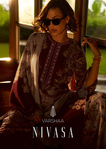 Nivasa Varshaa Crepe Pant Style Suits Wholesale Rate