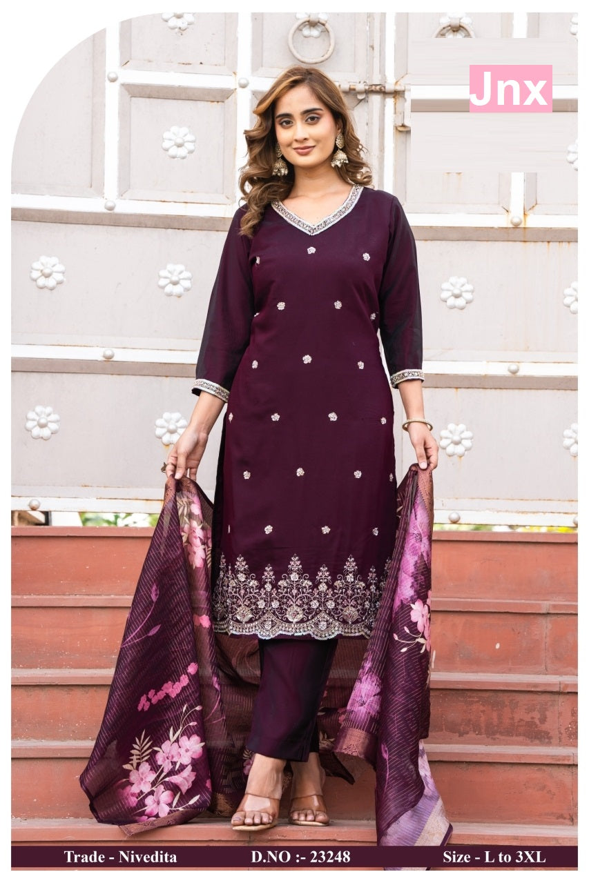 Nivedita Jnx Readymade Pant Style Suits Exporter India