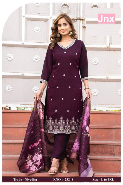 Nivedita Jnx Readymade Pant Style Suits Exporter India