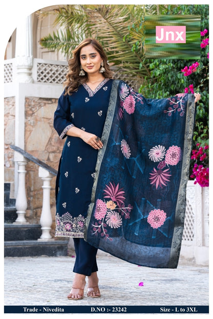 Nivedita Jnx Readymade Pant Style Suits Exporter India