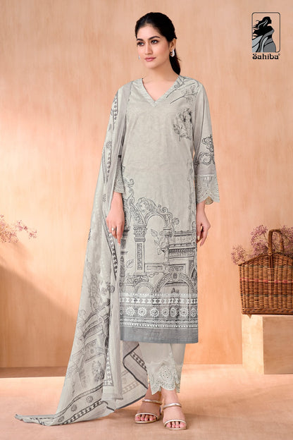 Nivedita Sahiba Cotton Lawn Plazzo Style Suits Supplier Gujarat