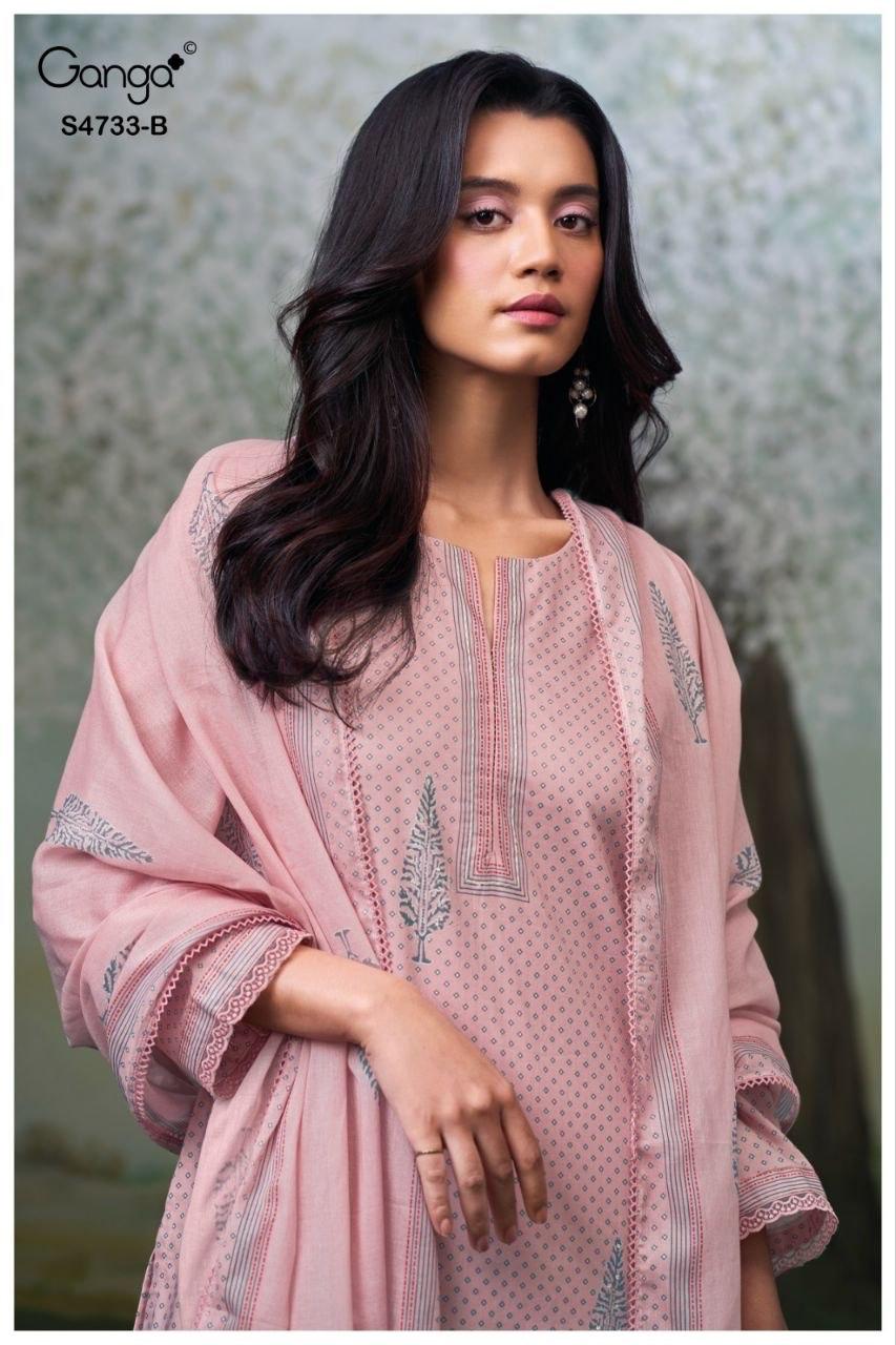 Nivellea S4733 Ganga Cotton Plazzo Style Suits Wholesaler India