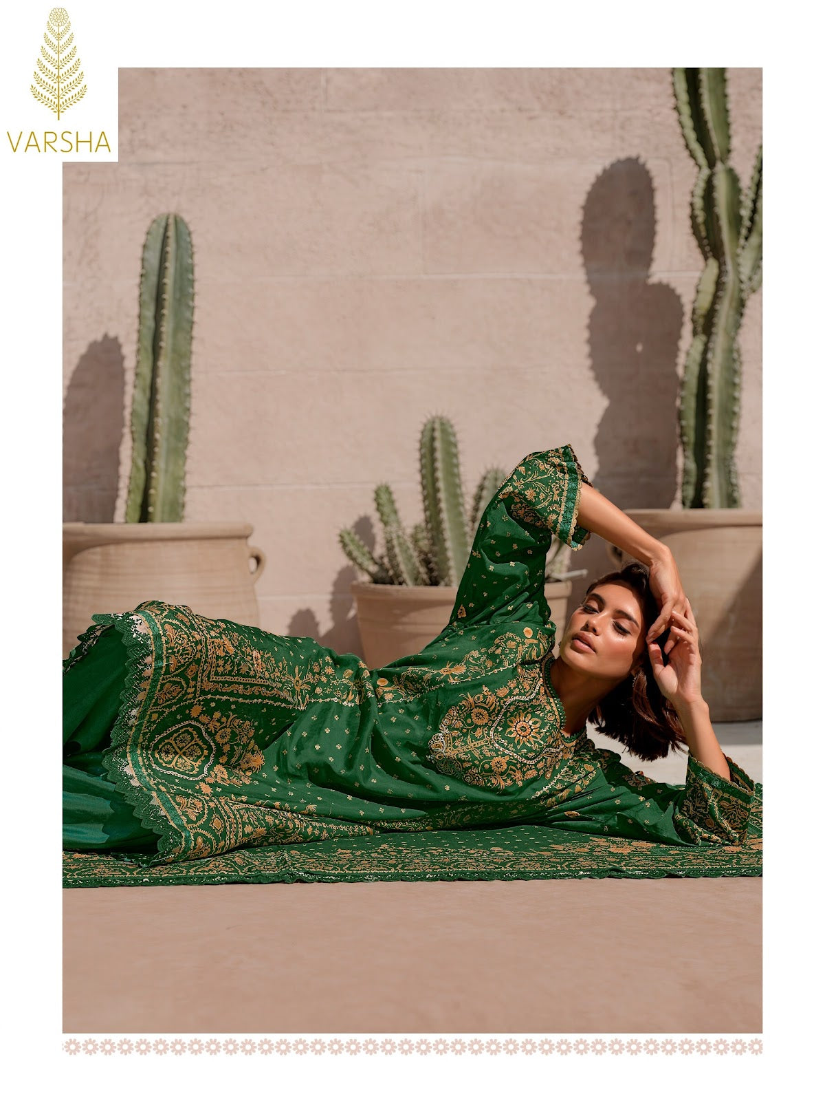 Nivita Varshaa Viscose Muslin Pant Style Suits Exporter Gujarat