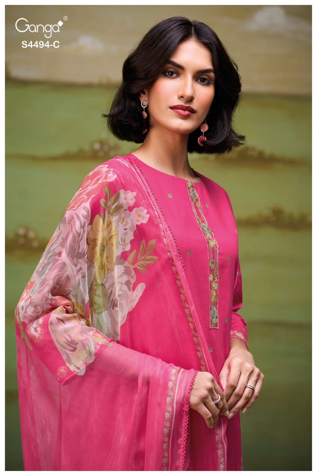 Nivitha 4494 Ganga Cotton Pant Style Suits Manufacturer Gujarat