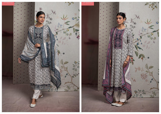 Nivor Naariti Cotton Lawn Pant Style Suits Supplier India