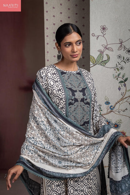 Nivor Naariti Cotton Lawn Pant Style Suits Supplier India