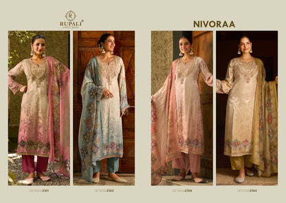 Nivoraa Rupali Gaji Shimmer Pant Style Suits Wholesaler India